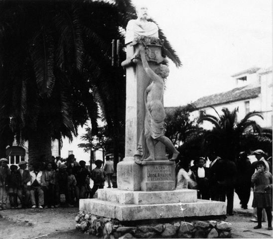 La estatua A de los Rios